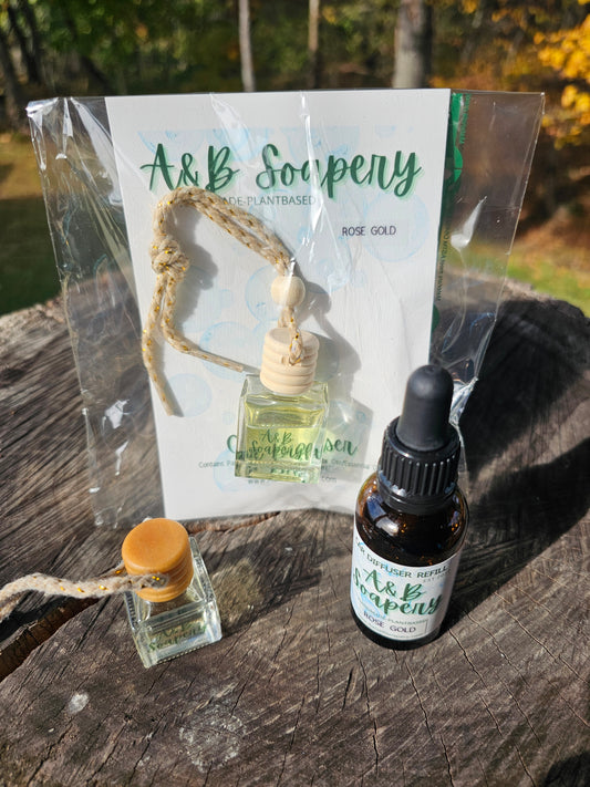 Car Air Diffuser Bundle (Car Diffuser + Car Diffuser Refill)